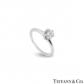 Tiffany & Co. Round Brilliant Cut Diamond Ring 1.02ct I/VS1 Tiffany & Co. Round Brilliant Cut Diamond Ring 1.02ct I/VS1